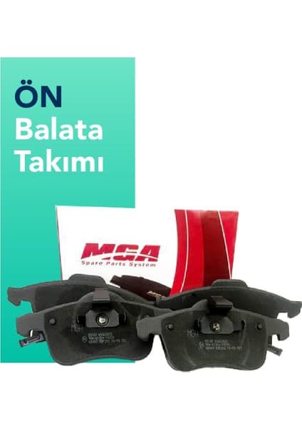 MGA Volkswagen Golf Ön Fren Balata Takımı
