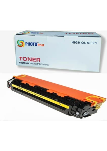 Photo Print Hp CB542A 125A Color Laserjet CP1515N Y Sarı Ithal Muadil Toner (1.400