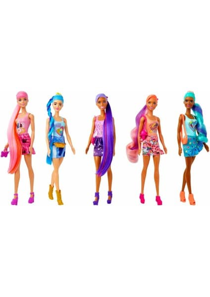Barbie Color Reveal Renk Değiştiren Bebek Denim Serisi 3-6 Yaş İçin Eğlenceli Oyun