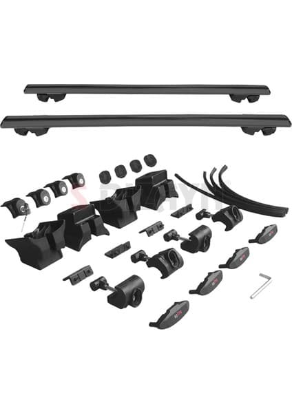 Drs Tuning Opel Mokka 2012-2019 Hook Anahtarlı Model Siyah Ara Atkı A+