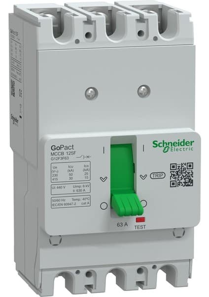 Schneider Electric G12F3F63 3X63A 30kA Termik Manyetik Şalter