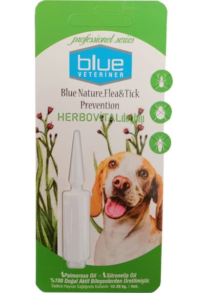 Colezium CLZ205 Blue Veteriner Herbiovital Bitkisel Köpek Damlası 4 ml ( 10-20 kg