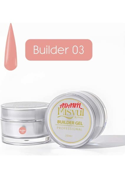 Adanil Misyul 30 ml Profesyonel Builder Gel 03