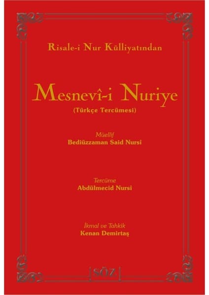 Mesnevi-i Nuriye - Bediüzzaman Said Nursi Kitabı ve Fiyatı