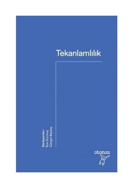Tekanlamlılı