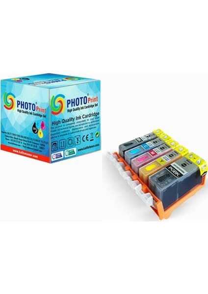 Photo Print® MP560 Muadil Kartuş / 520 521 Muadil Kartuş Set Fiyatı