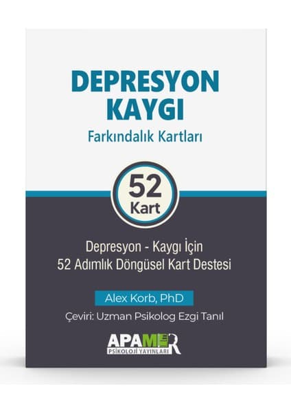 Depresyon Kaygı Farkındalık Kartları - Alex
