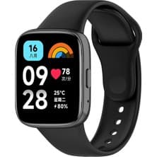 PSGT Xiaomi Redmi Watch 3 Active Uyumlu Kordon Spor Şık Tasarım Yumuşak Jel Silikon Kayış