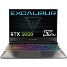 Casper Excalibur G870 Intel Core i7 13620H 16GB 1TB SSD RTX5050 Freedos 15.6" 165Hz Taşınabilir Bilgisayar G870.1362-BF50X-C