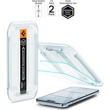 Spigen iPhone Air ile Uyumlu Kolay Kurulum Cam Ekran Koruyucu GLAS.tR EZ Fit HD (2 Adet) Şeffaf - AGL09861 (Spigen TR Garantili)
