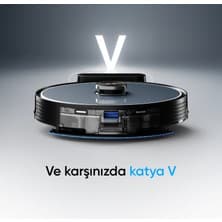 Şımart katya V Akıllı Robot Süpürge 15000PA Güçlü Emiş Gücü 6400MAH Yüksek Batarya