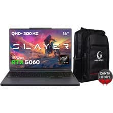 Game Garaj Slayer R9T-5060 C7 AMD Ryzen 9 8945HX 16GB 1TB SSD RTX5060 Freedos 16" Taşınabilir Bilgisayar