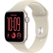 Apple Watch Se 3 Gps, 40 mm Yıldız Işığı Alüminyum Kasa ve Kum Beji Spor Kordon - S/m
