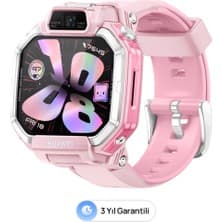 Huawei Watch Kids X1 Akıllı Çocuk Saati - Pembe, 3 yıl Garanti, 360° Dönen Çift Kamera, Hd Görüşme, Hassas Konum Takibi