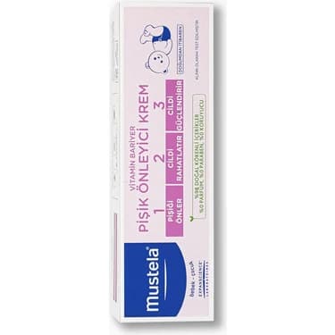 Mey İthalat Mustela Vitamin Barrier Cream 1 2 3 Pişik Kremi (100