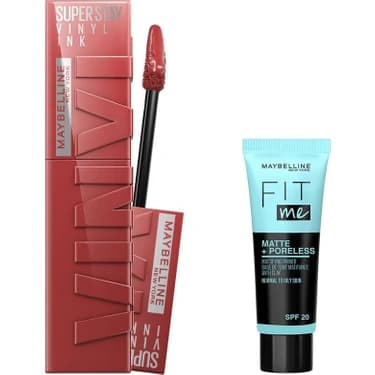 Mey İthalat Maybelline New York Super Stay Vinyl Ink Uzun Süre Kalıcı Likit Parlak Ruj 35 Cheeky &