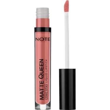 Mey İthalat Note Cosmetics Matte Queen Lipstick 04 French Kiss Kalıcı Likit Ruj,