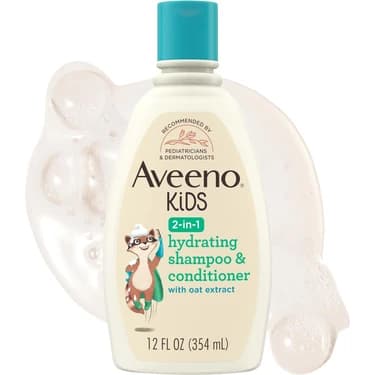 Mey İthalat Aveeno Baby Kids 2'si 1 Arada Nemlendirici Şampuan ve Saç Kremi
