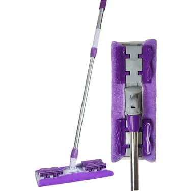 Mey İthalat Mayaglory Sihirli Yer Mopu Fayans Duvar Yüzey Temizlik Mikrofiber Mandallı Mop,