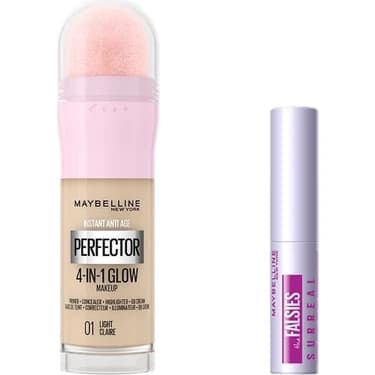 Mey İthalat Maybelline New York Instant Perfector Glow 4 Etki 1 Arada Fondöten & Mini Tattoo Liner