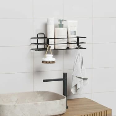 Teome Yapışkanlı Banyo Rafı Duş Şampuanlık Duvar Düzenleyici