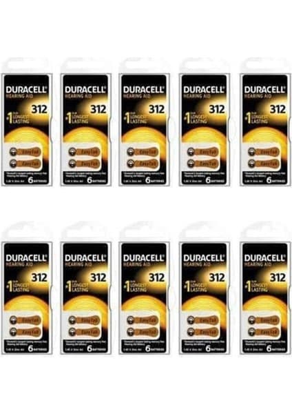Duracell 312 6 Lı