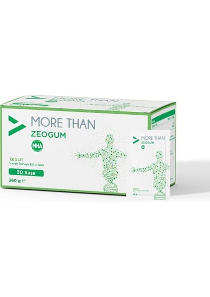 More Than Zeogum 30 Saşe 360 g Zeolit İçeren Takviye Edici Gıda Günlük Kullanıma