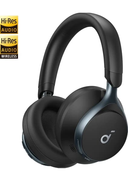 Anker Soundcore Space One Kulak Üstü Bluetooth Kulaklık, Aktif Gürültü Engelleme, Siyah - A3035