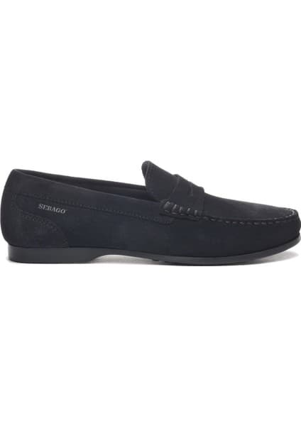 Sebago Deri Lacivert Erkek Günlük Ayakkabı Sebago Byron