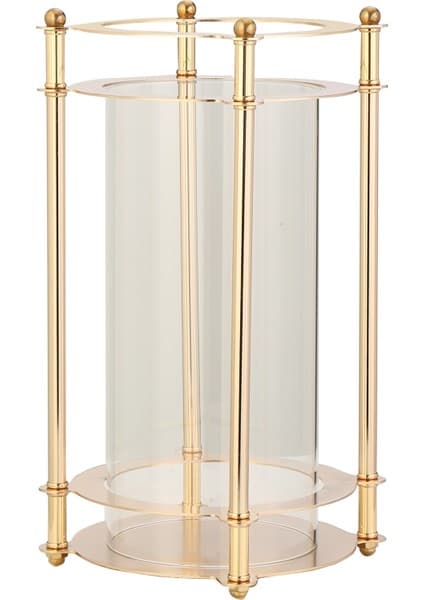 Vitale Dilan Cam Mumluk Gold 20X20X40 cm