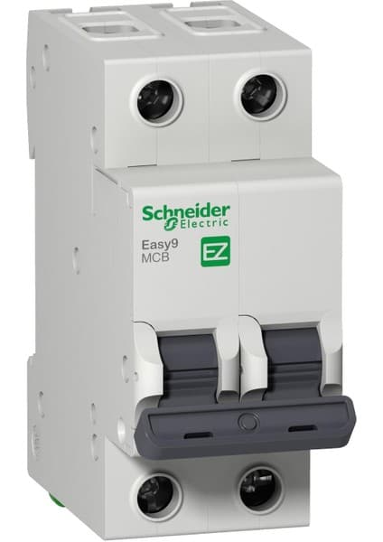 Schneider Easy9 2 Faz 6A 4,5 Ka C Tipi N Otomat,