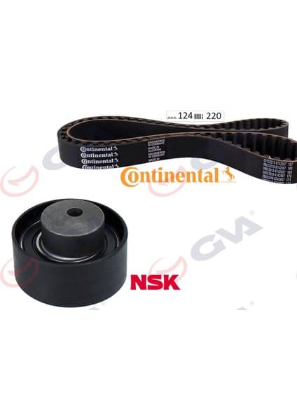 Eksantrik Gergi Kiti 124X220 Brava 1.2 16V-BRAVO I-Ii 1.2 -1.4-Doblo 1.4-Linea 1.2 -Mare-Palio 1.2