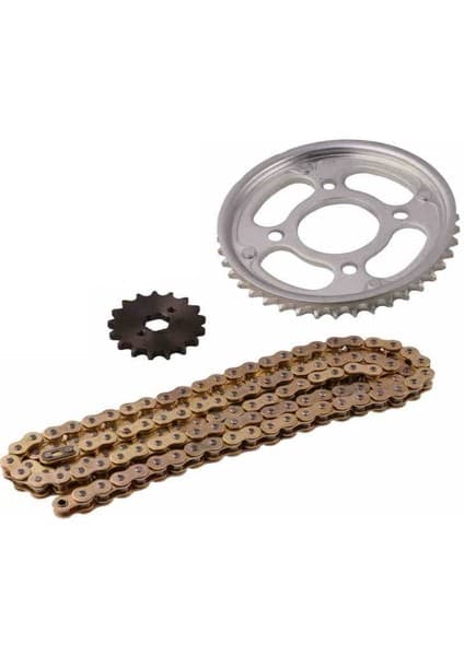 Aras Moto Honda Cbf 150 Performans Zincir Dişli Seti Arka 40T ,ön 16T Oringli Gold