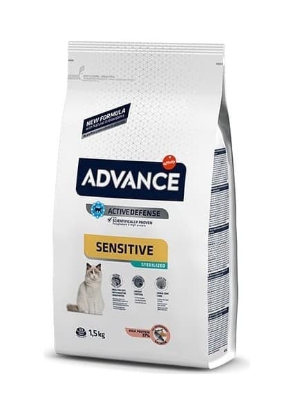 Advance Sensitive Somonlu Hassas Kısırlaştırılmış Kedi Maması 1.5