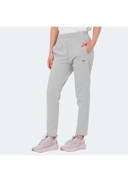 Slazenger RETAIN Kadın Cepli Gri Eşofman
