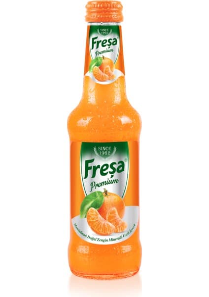Freşa Premium Mandalinalı Vitaminli Doğal Zengin Mineralli Gazlı Içecek 250ML * 24