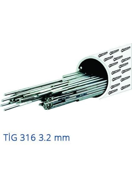 Astor Tig 316 Paslanmaz Kaynak Teli 3.2 mm (5 kg