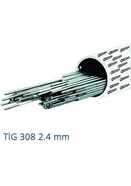 Astor Tig 308 Paslanmaz Kaynak Teli 2.4 mm (5 kg