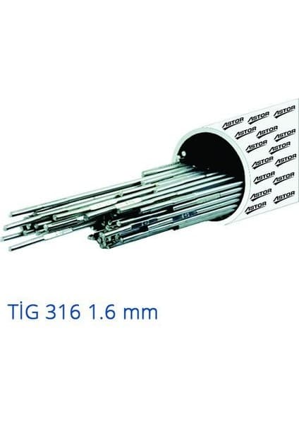 Astor Tig 316 Paslanmaz Kaynak Teli 1.6 mm (5 kg