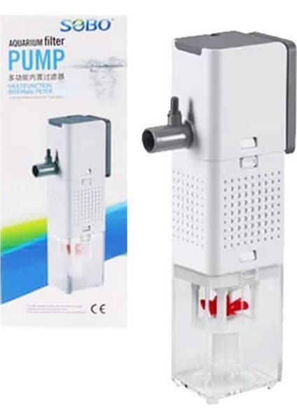 SOBO Beyaz İç Filtre 15 W 1000 Lt Akvaryum Kapasitesi ile Fiyatı