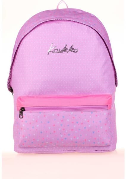 Kaukko Hat Sırt Çantası Lilac Hearts