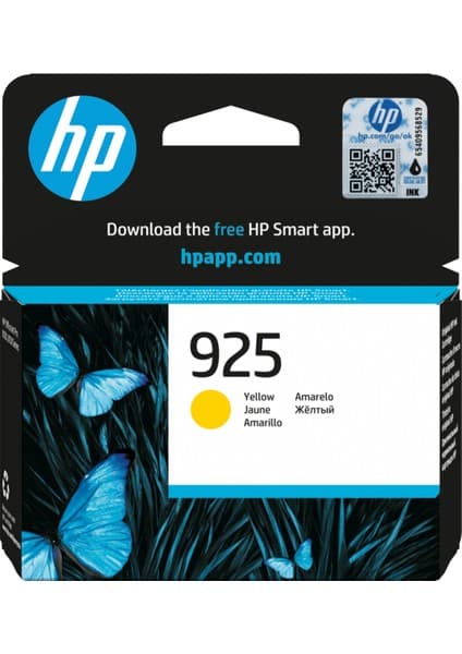 Plusink Hp 925 Sarı Orijinal Kartuş