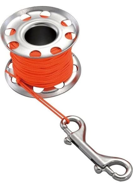 Kraken Makara Mini Reel 45 mt Metal, Karabina ile