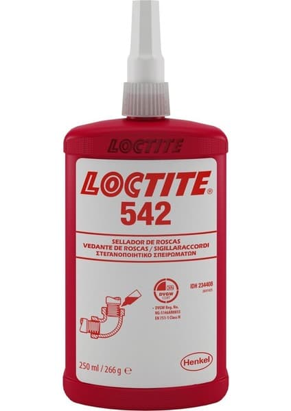 Loctite 542 Hidrolik-Pnomatik Dişli Bağlantı