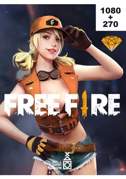 Mall Of Game Free Fire 1080+270 Elmas (Eu +