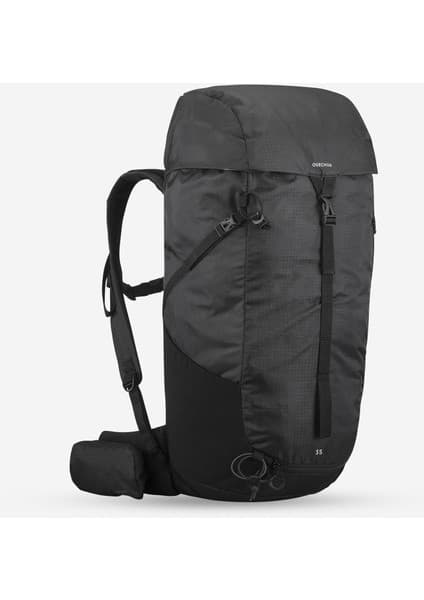 Quechua Outdoor Sırt Çantası - Siyah - 35 L -