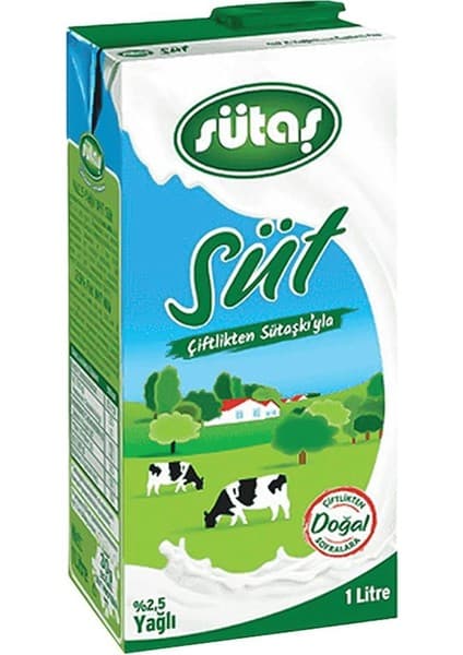 Süt Yağlı (1 L) X8