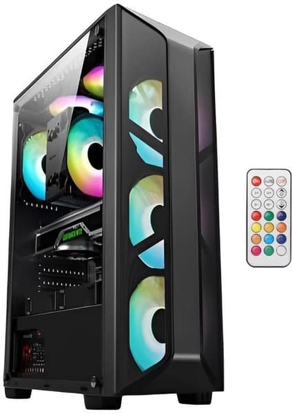 Aztech AZT201 W 5 x Rgb Fan Uzakdan Kumanda Beyaz Akvaryum