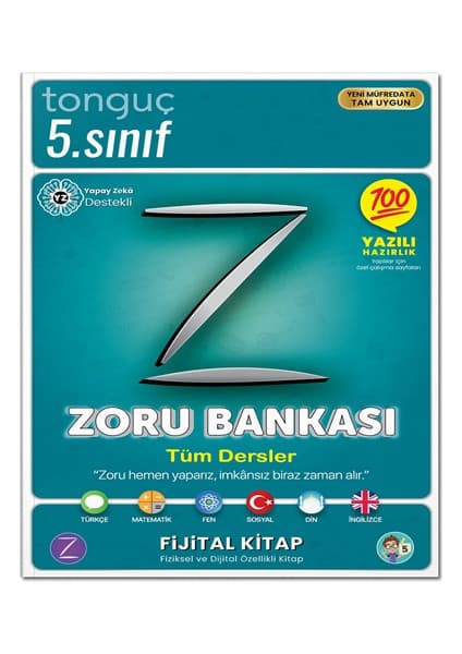 Tonguç Akademi 5. Sınıf Zoru Bankası Tüm Dersler