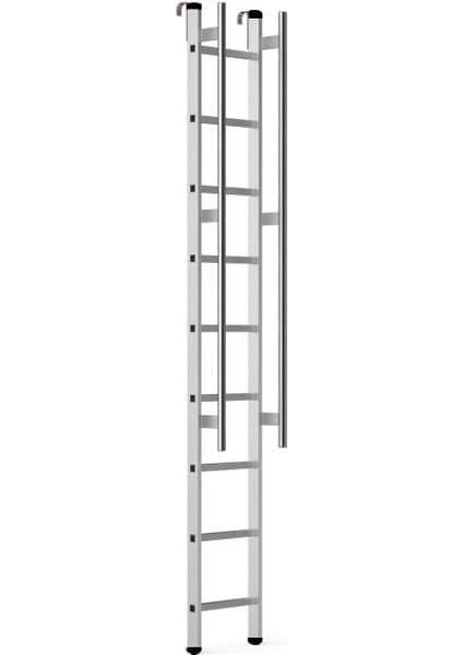 Narvon 2.5 Metre Korkuluklu Kancalı Alüminyum Merdiven Fiyatı